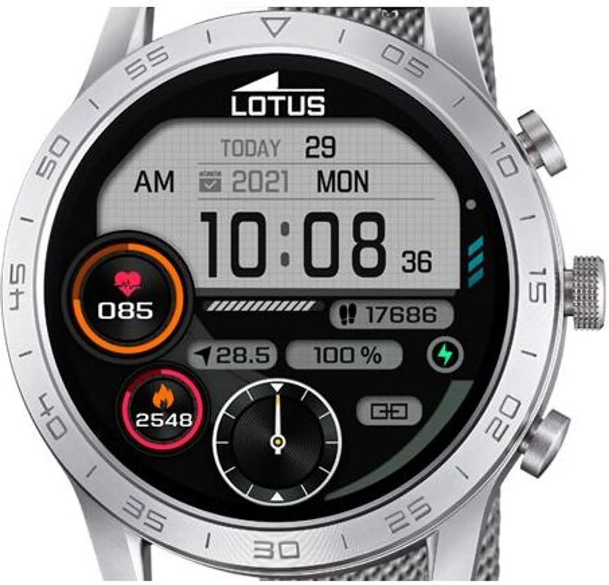 Lotus Smartwatch Edelstahlband Bluetooth 5.0 50047/1