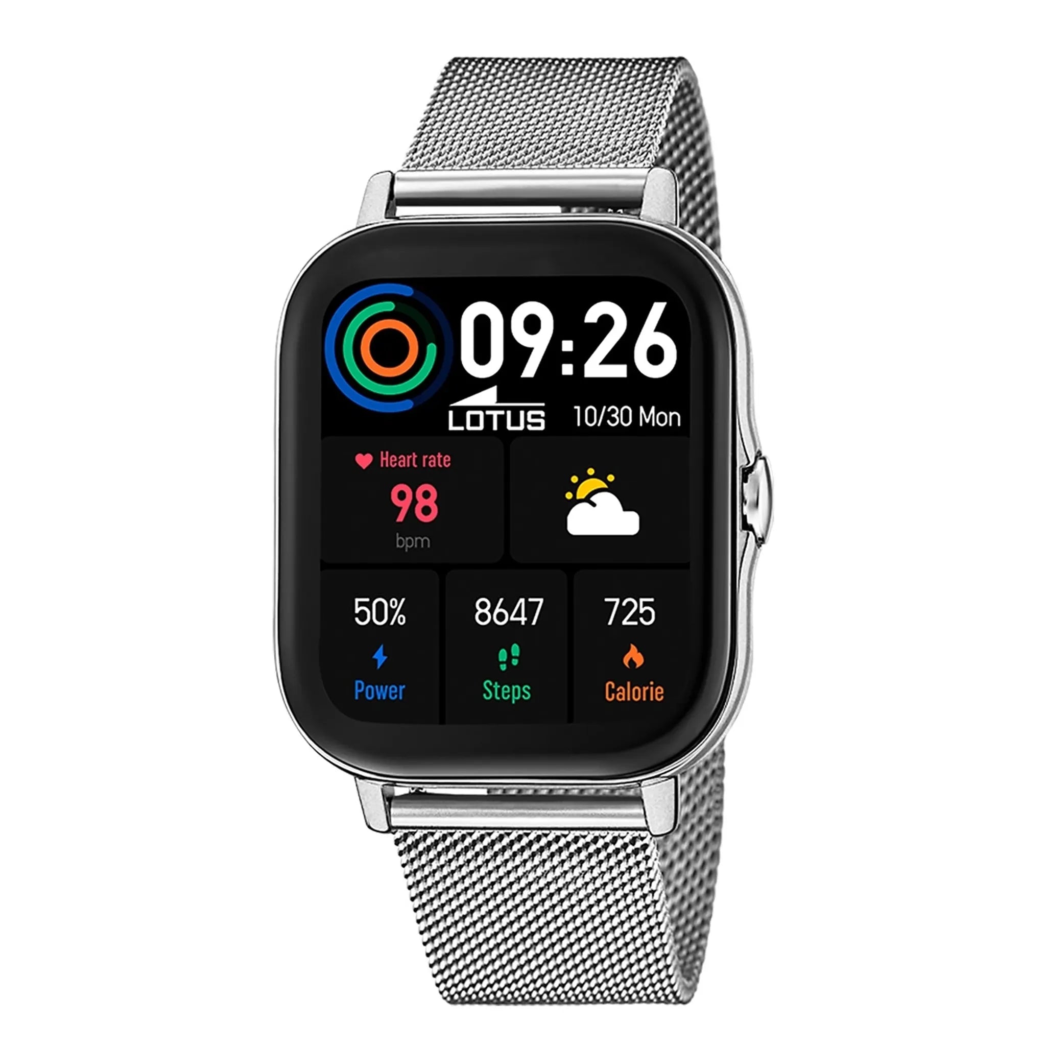 Lotus Smartwatch Sportuhr Edelstahlband 50044/1