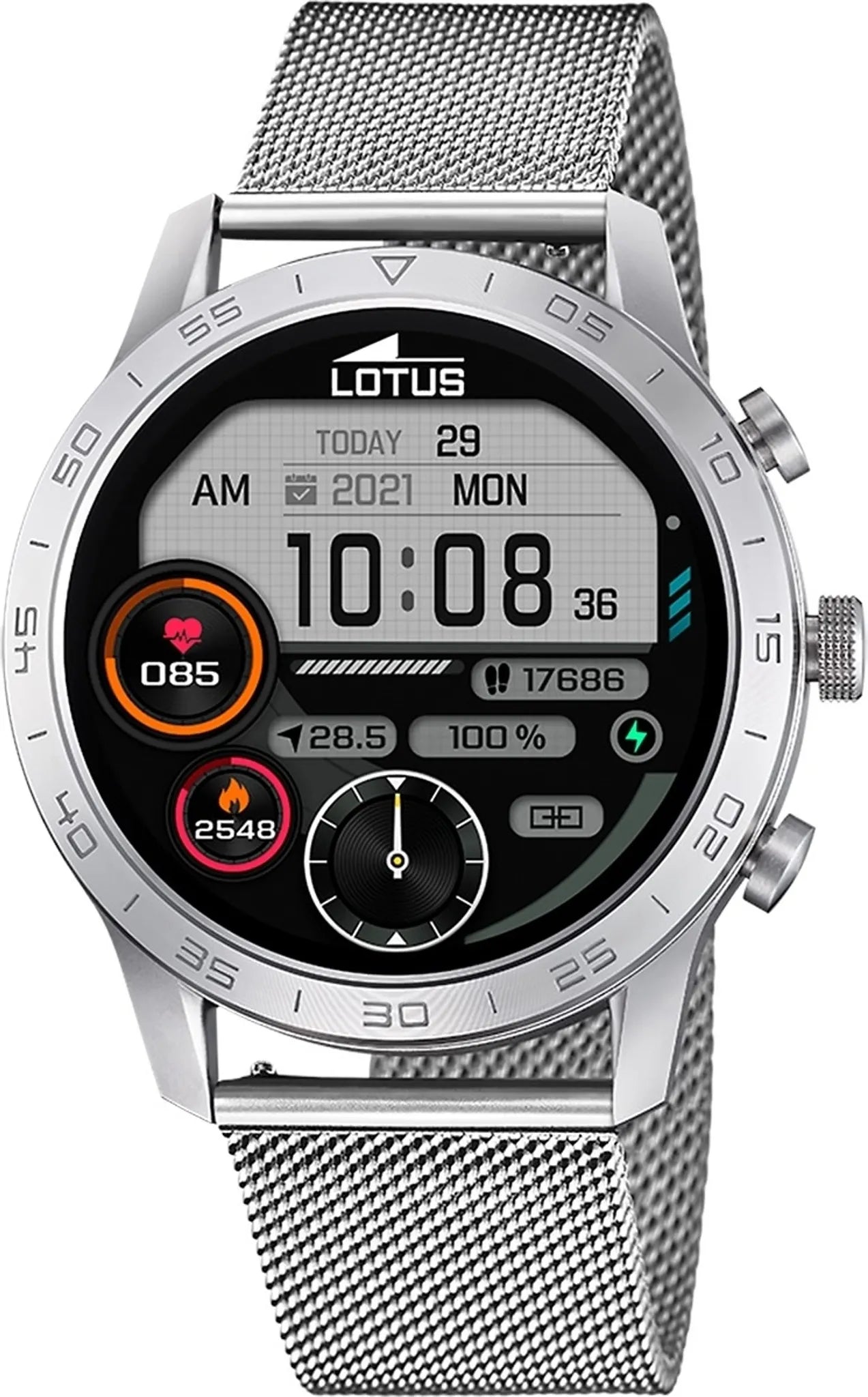Lotus Smartwatch Edelstahlband Bluetooth 5.0 50047/1