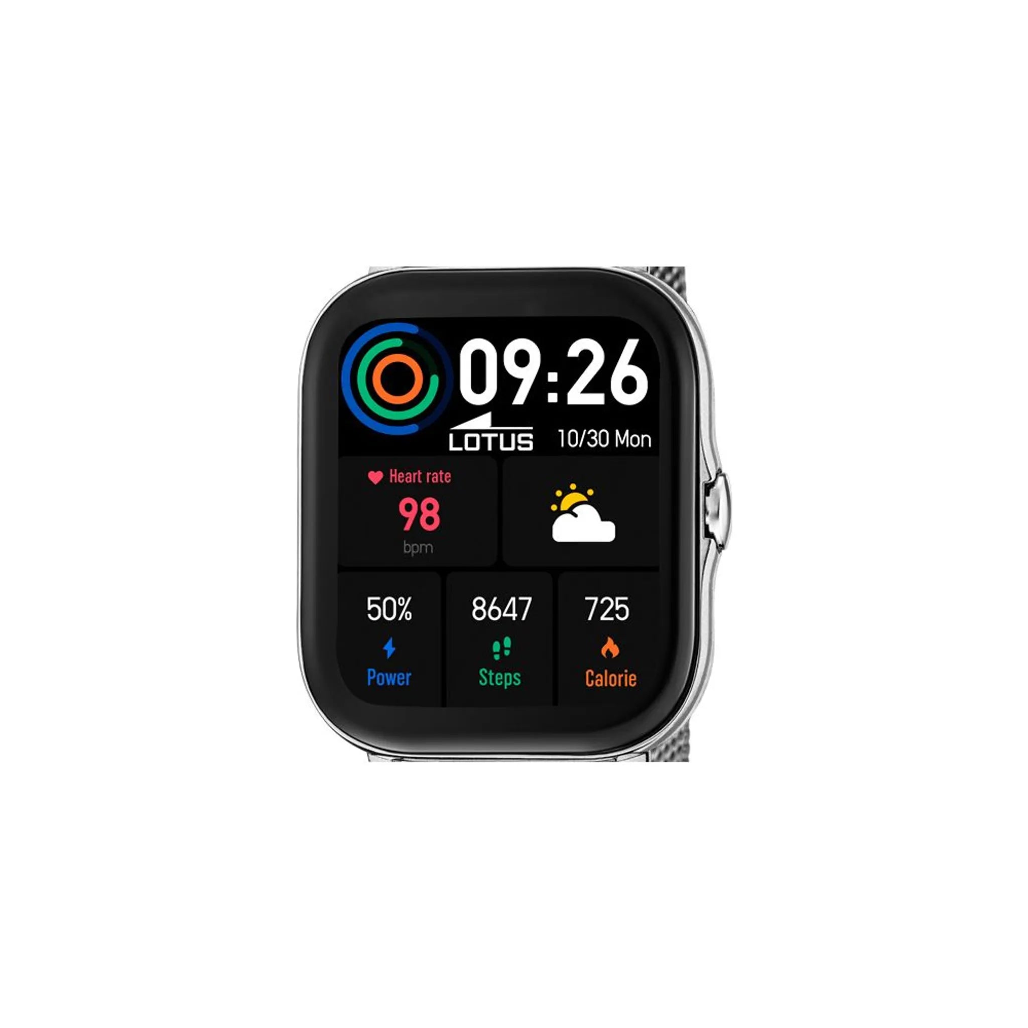 Lotus Smartwatch Sportuhr Edelstahlband 50044/1