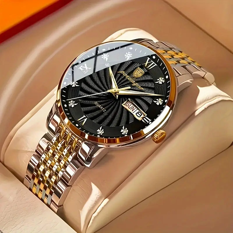 POEDAGAR Herrenuhr Quarzwerk