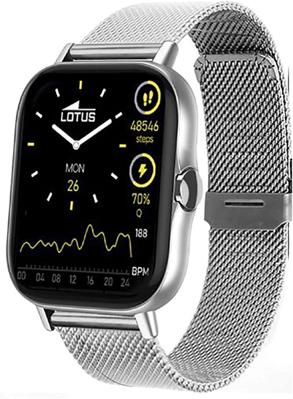 Lotus Smartwatch Sportuhr Edelstahlband 50044/1