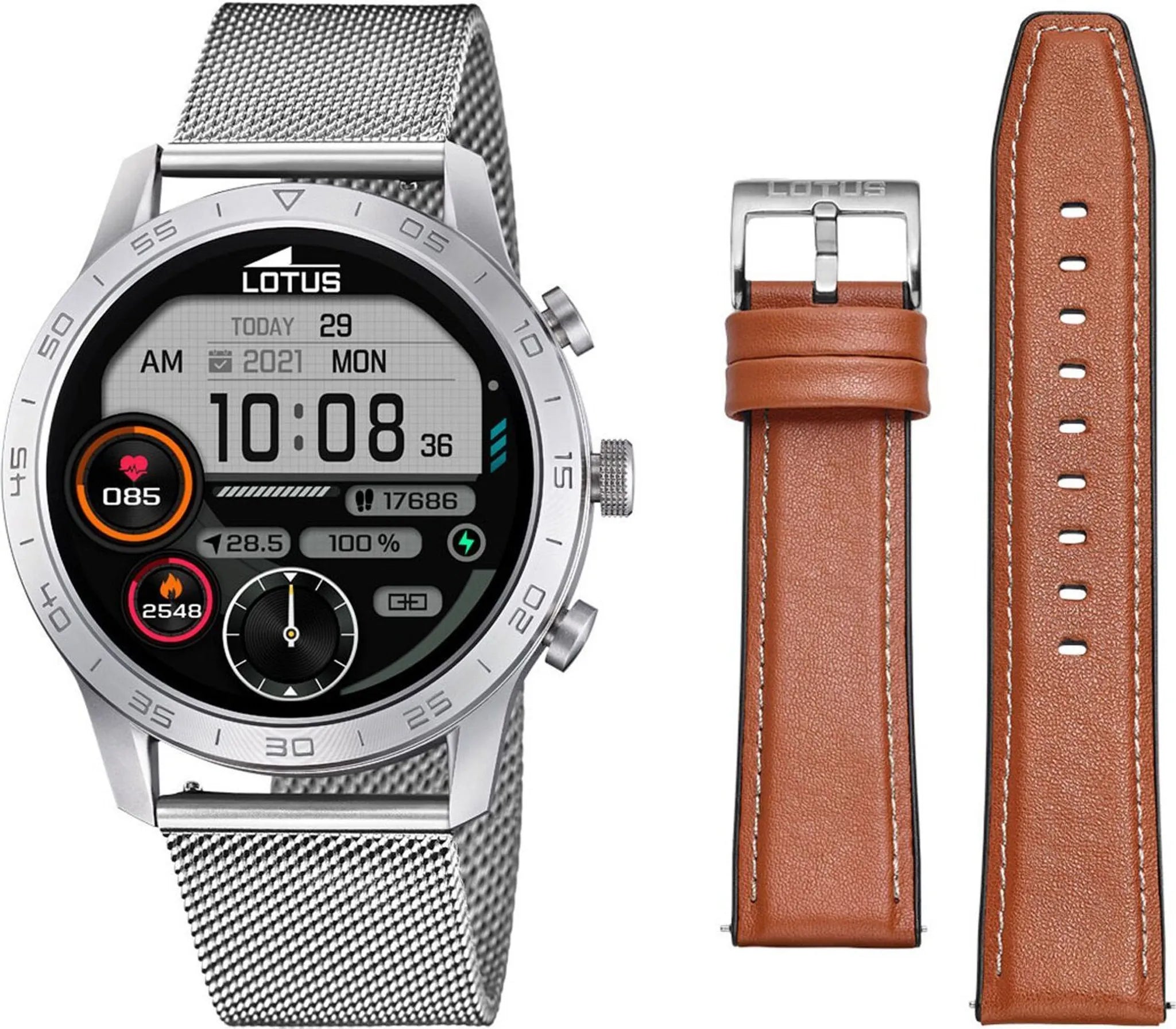 Lotus Smartwatch Edelstahlband Bluetooth 5.0 50047/1