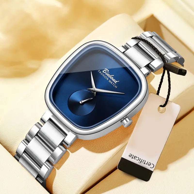 BINBOND Damen Elegante Minimalistische Quarzuhr